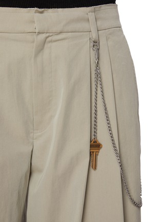  - ALEXANDERWANG - Chain Detail Straight Leg Trousers
