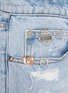  - ALEXANDERWANG - Distressed EZ Mid Rise Hardware Embellished Jeans