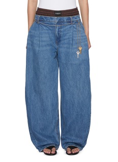 ALEXANDERWANG | Prestyle Chain Belt Oversized Medium Wash