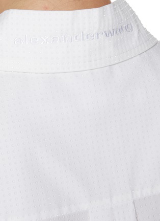  - ALEXANDERWANG - Hotfix Button Up Cotton Shirt