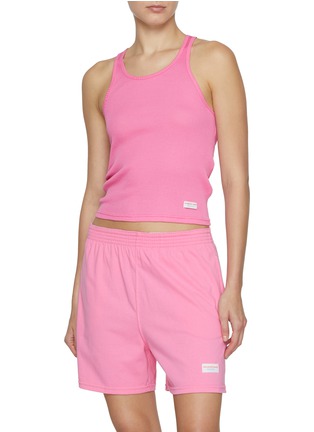 Figure View - Click To Enlarge - ALEXANDERWANG - Racer Tank Cotton Top