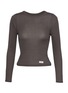 Main View - Click To Enlarge - ALEXANDERWANG - Long Sleeve Crewneck Cotton T-Shirt