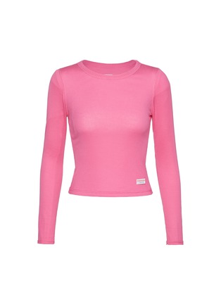 Main View - Click To Enlarge - ALEXANDERWANG - Long Sleeve Crewneck Cotton T-Shirt