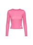 Main View - Click To Enlarge - ALEXANDERWANG - Long Sleeve Crewneck Cotton T-Shirt