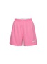 Main View - Click To Enlarge - ALEXANDERWANG - Elasticated Cotton Shorts