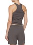 Front View - Click To Enlarge - ALEXANDERWANG - Elasticated Cotton Shorts