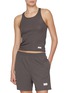 Figure View - Click To Enlarge - ALEXANDERWANG - Elasticated Cotton Shorts