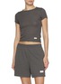 Figure View - Click To Enlarge - ALEXANDERWANG - Short Sleeve Crewneck Cotton T-Shirt