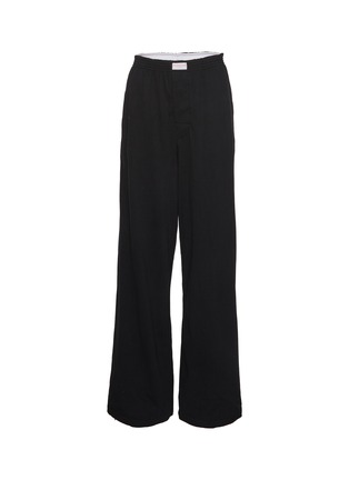 Main View - Click To Enlarge - ALEXANDERWANG - Unisex Wide Leg Cotton Pants
