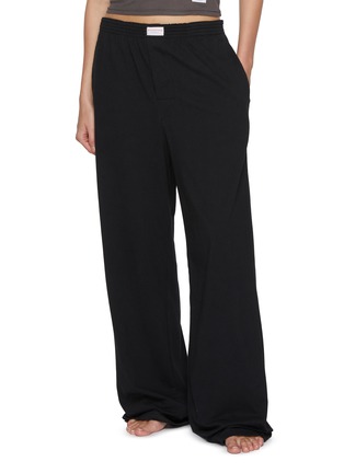 Figure View - Click To Enlarge - ALEXANDERWANG - Unisex Wide Leg Cotton Pants