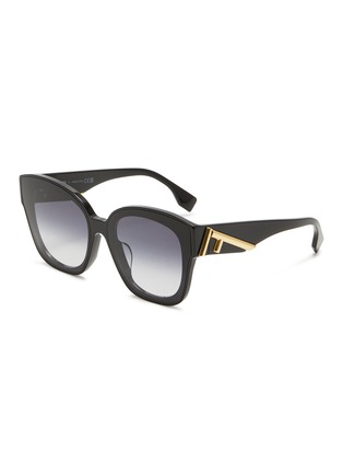 Main View - Click To Enlarge - FENDI - Fendi First Acetate Square Sunglasses