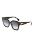 Main View - Click To Enlarge - FENDI - Fendi First Acetate Square Sunglasses