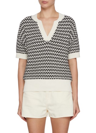 Main View - Click To Enlarge - VARLEY - Dora Cotton Knit Top