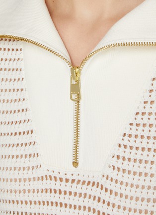  - VARLEY - Nali Half Zip Cotton Knit Top
