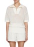 Main View - Click To Enlarge - VARLEY - Nali Half Zip Cotton Knit Top