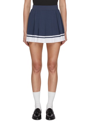 Main View - Click To Enlarge - VARLEY - Mariam Pleated 2-in-1 Skirt