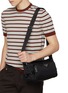 Figure View - Click To Enlarge - PRADA - Medium Tessuto Logo Plaque Re-Nylon Shoulder Bag