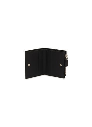 Figure View - Click To Enlarge - PRADA - Small Enamelled Logo Leather Wallet