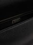 Detail View - Click To Enlarge - PRADA - Logo Plaque Leather Shoulder Bag