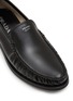 Detail View - Click To Enlarge - PRADA - Spazzolato Brushed Leather Loafers