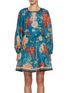 Main View - Click To Enlarge - ALÉMAIS - Fletcher Puff Long Sleeve Mini Dress