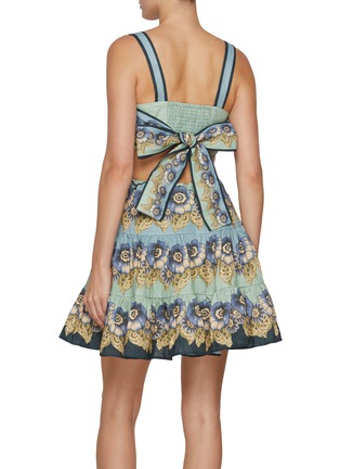 Back View - Click To Enlarge - ALÉMAIS - Madelena Cut Out Waist Dress
