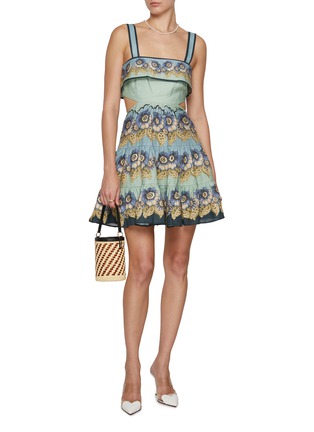 Figure View - Click To Enlarge - ALÉMAIS - Madelena Cut Out Waist Dress