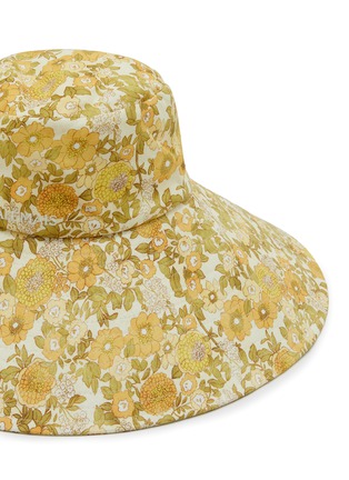 Detail View - Click To Enlarge - ALÉMAIS - Gabriella Linen Sun Hat