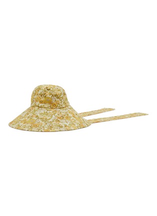 Main View - Click To Enlarge - ALÉMAIS - Gabriella Linen Sun Hat