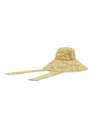Figure View - Click To Enlarge - ALÉMAIS - Gabriella Linen Sun Hat