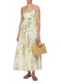 Figure View - Click To Enlarge - ALÉMAIS - Juliette Broderie Anglais Tiered Cotton Midi Dress