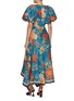 Back View - Click To Enlarge - ALÉMAIS - Fletcher Puff Sleeve Midi Dress