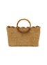 Main View - Click To Enlarge - SENSI STUDIO - Scalloped Straw Beach Basket Bag