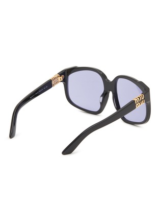 Figure View - Click To Enlarge - MIU MIU - Acetate Square Sunglasses