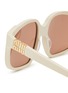 Detail View - Click To Enlarge - MIU MIU - Acetate Square Sunglasses