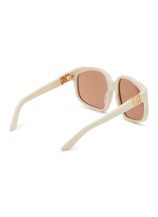 Figure View - Click To Enlarge - MIU MIU - Acetate Square Sunglasses