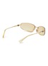 Figure View - Click To Enlarge - MIU MIU - Metal Oval Gradient Sunglasses
