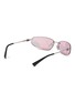 Figure View - Click To Enlarge - MIU MIU - Metal Oval Gradient Sunglasses