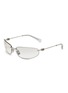 Main View - Click To Enlarge - MIU MIU - Metal Oval Gradient Sunglasses