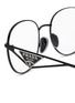 Detail View - Click To Enlarge - PRADA - Metal Round Optical Glasses