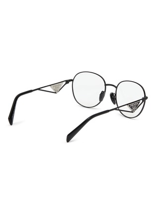Figure View - Click To Enlarge - PRADA - Metal Round Optical Glasses