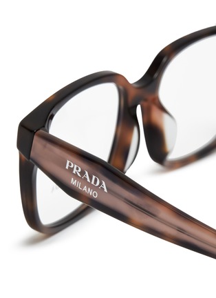 Detail View - Click To Enlarge - PRADA - Acetate Rectangle Optical Glasses