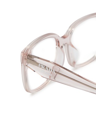 Detail View - Click To Enlarge - PRADA - Acetate Rectangle Optical Glasses