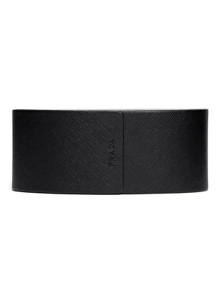 Detail View - Click To Enlarge - PRADA - Acetate Rectangle Sunglasses