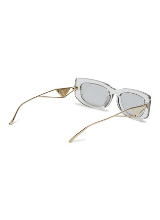 Figure View - Click To Enlarge - PRADA - Acetate Rectangle Sunglasses