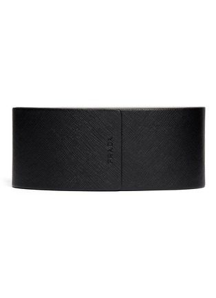 Detail View - Click To Enlarge - PRADA - Acetate Rectangle Sunglasses
