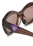 Detail View - Click To Enlarge - PRADA - Acetate Butterfly Sunglasses
