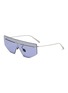 Main View - Click To Enlarge - PRADA - Metal Irregular Sunglasses