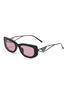 Main View - Click To Enlarge - PRADA - Acetate Rectangle Sunglasses