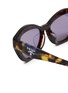 Detail View - Click To Enlarge - PRADA - Acetate Butterfly Sunglasses